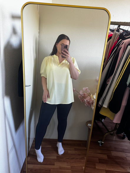 Plus size t-shirt met v hals (tm 48/50)