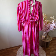 Gestreepte maxi jurk - plus size (t/m 48)