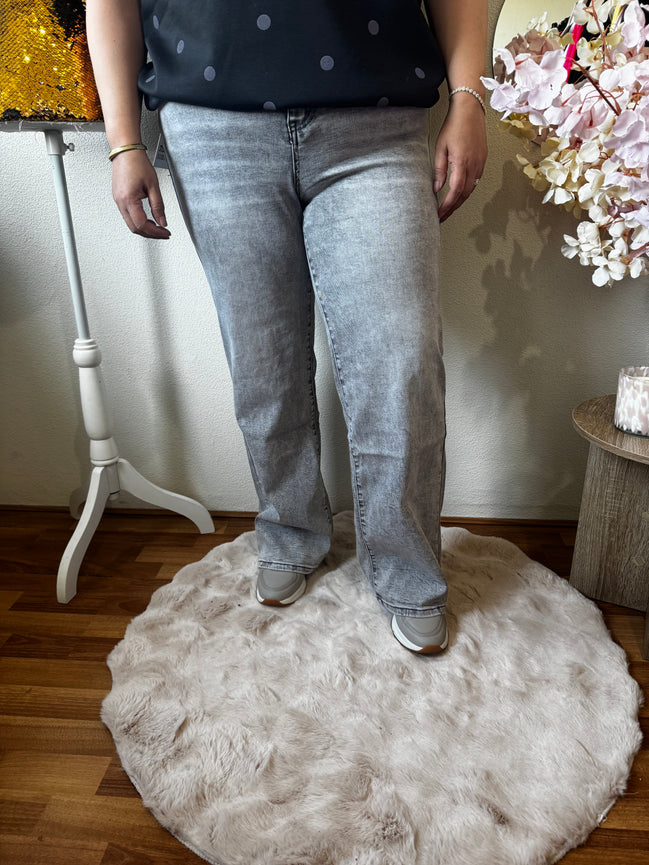 Goodies Wide Leg Broek met Stretch
