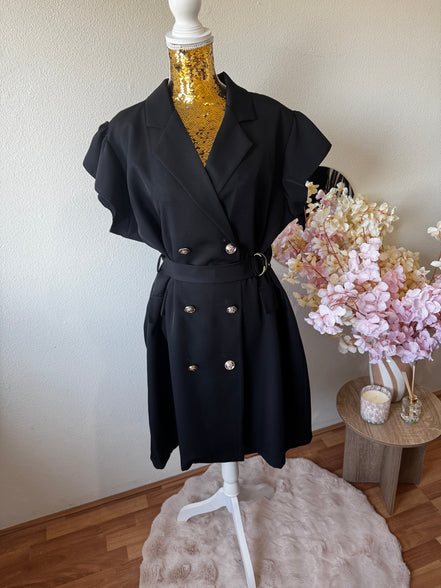Blazer jurk met ceintuur – plus size