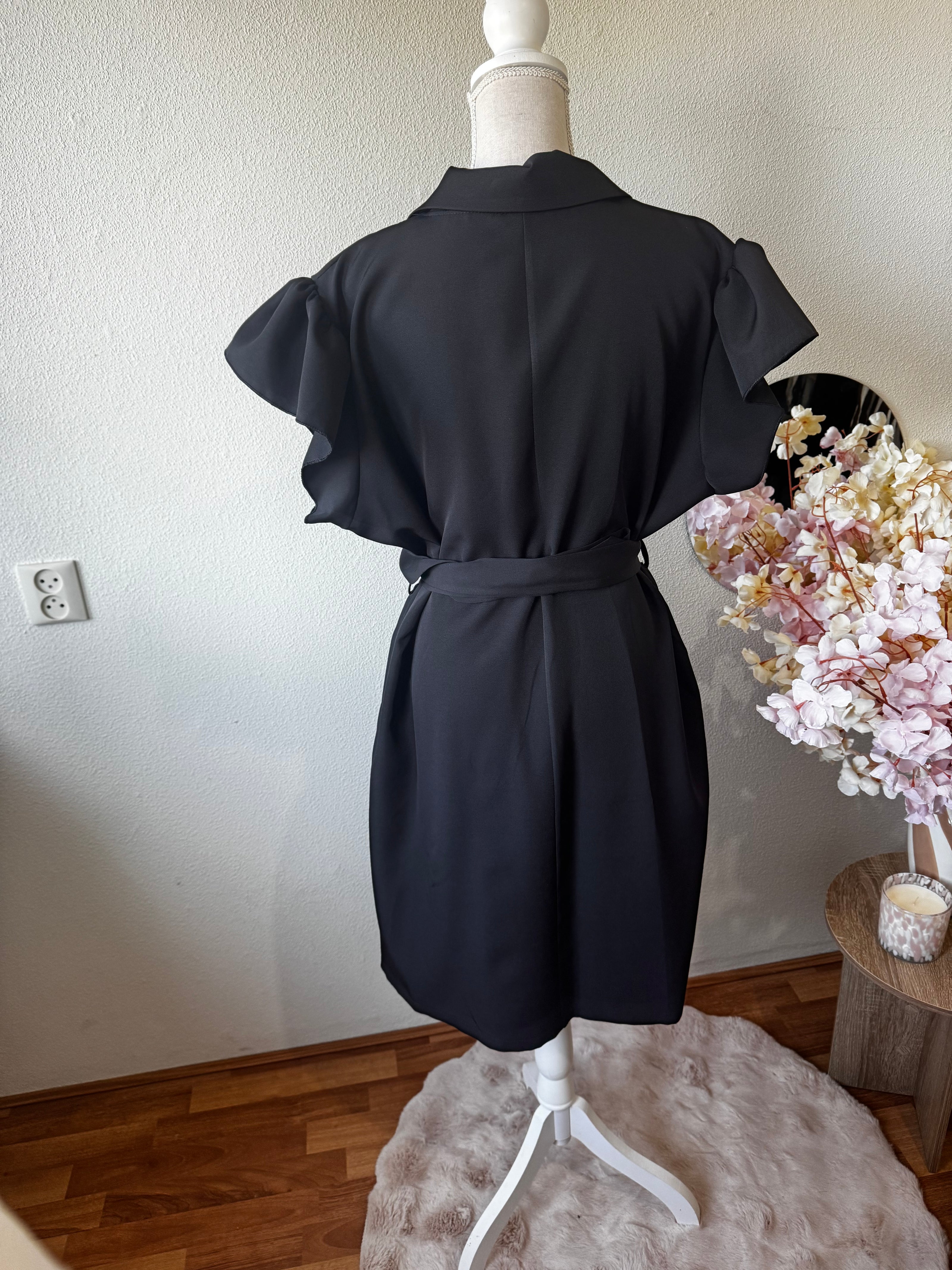 Blazer jurk met ceintuur – plus size