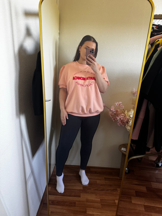 T-shirt met pofmouwen - plus size (tm 48)