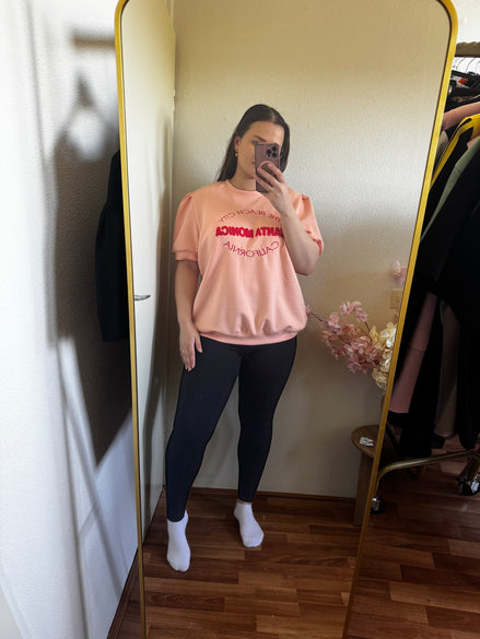 T-shirt met pofmouwen - plus size (tm 48)