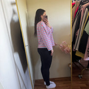 Longsleeve met strepen (tm 42/44)