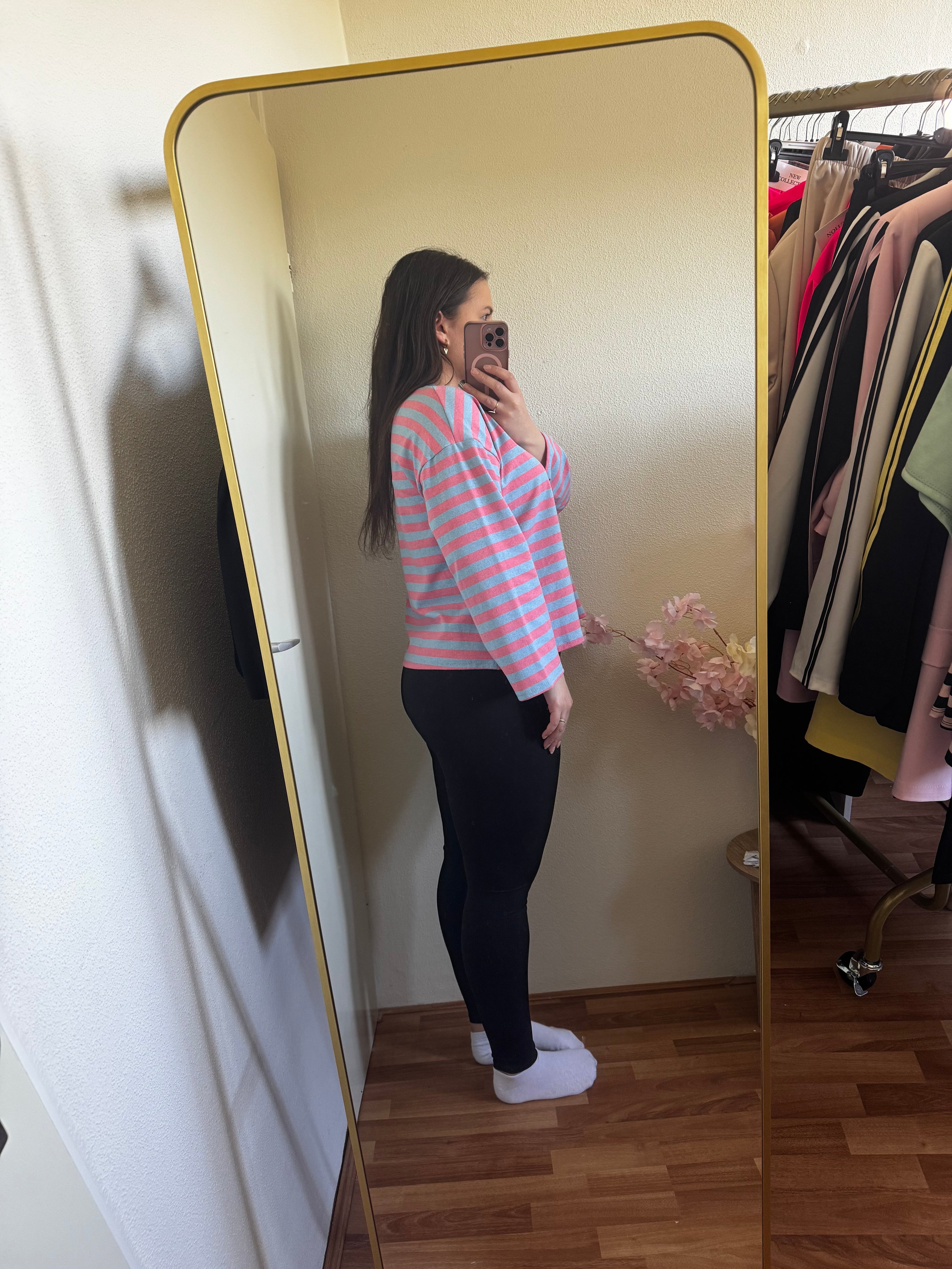 Longsleeve met strepen (tm 42/44)