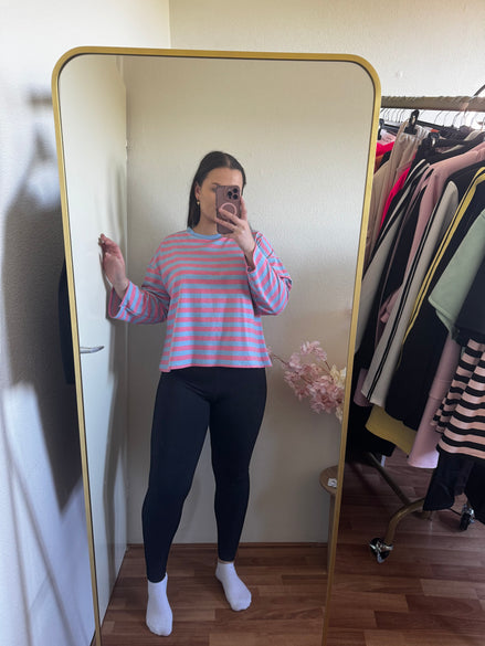Longsleeve met strepen (tm 42/44)