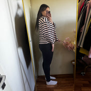 Longsleeve met strepen (tm 42/44)
