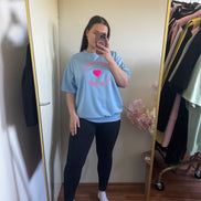 T-shirt jogging stof - plus size (tm 48)