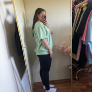 T-shirt jogging stof - plus size (tm 48)