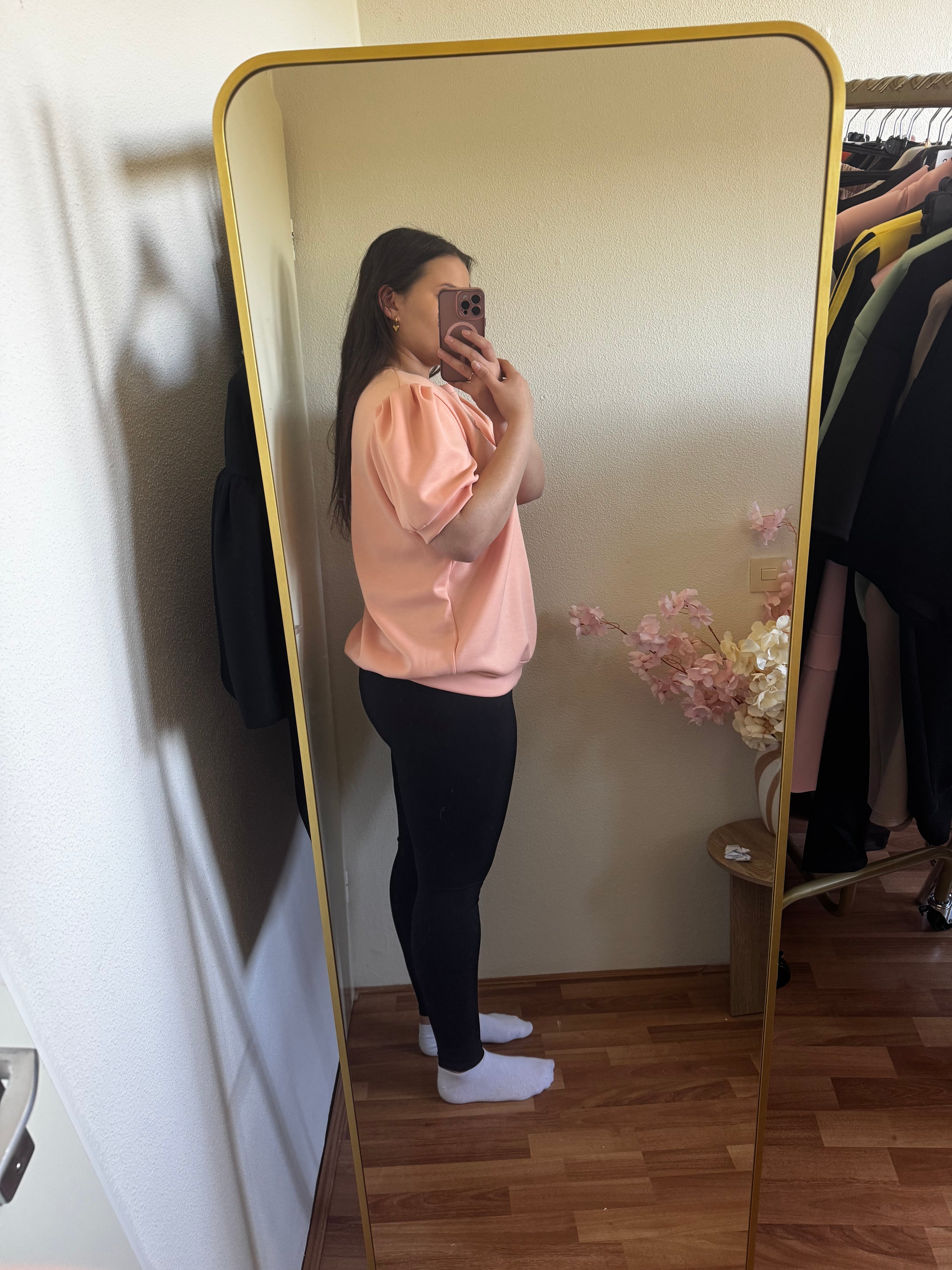 T-shirt met pofmouwen - plus size (tm 48)