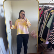 Longsleeve met strepen (tm 42/44)