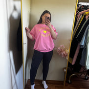 T-shirt jogging stof - plus size (tm 48)