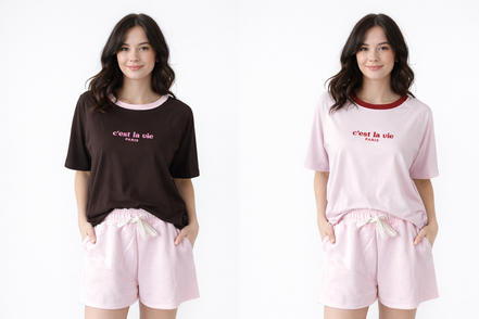 T-shirt “C’est la vie Paris” (tm 42/44)